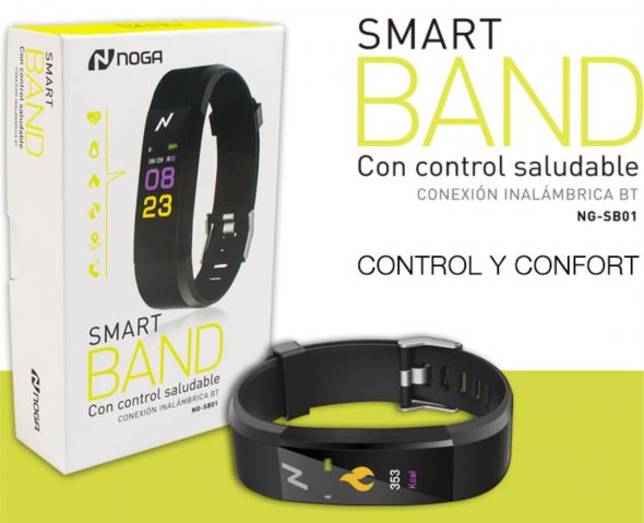 Reloj Noga Smart Band BT NG-SB01 Negro