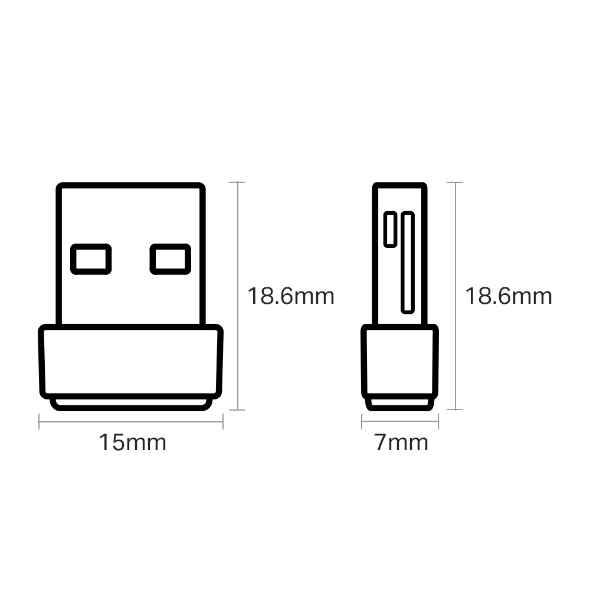 Placa de red wifi USB AC600 - Tp-Link Archer T2U Nano - Image 4