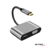 HUB ADAPADOR USB TIPO C 4 EN 1 NETMAK - NM-4EN1