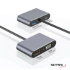 HUB ADAPADOR USB TIPO C 4 EN 1 NETMAK - NM-4EN1 - Image 2