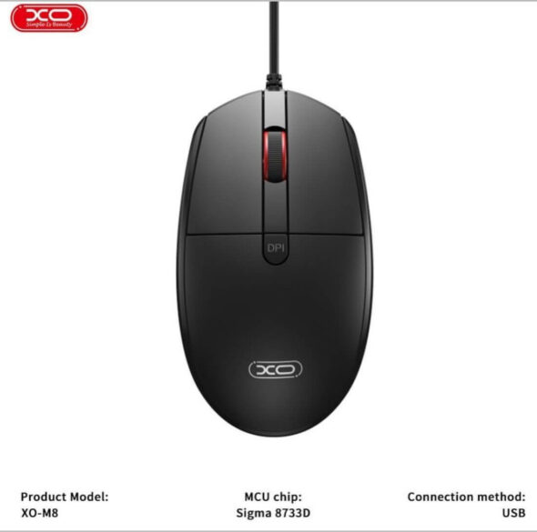 Mouse con cable USB - XO-M8 - Image 4