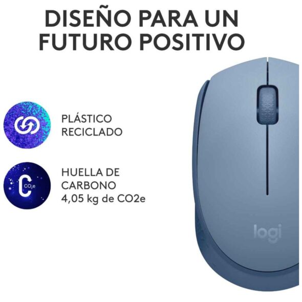 Mouse inalámbrico wireless gris - Logitech M170 - Image 7