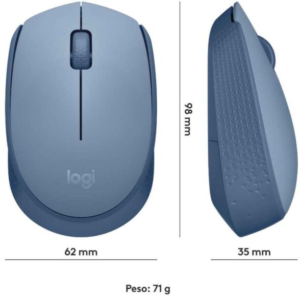 Mouse inalámbrico wireless gris - Logitech M170 - Image 5