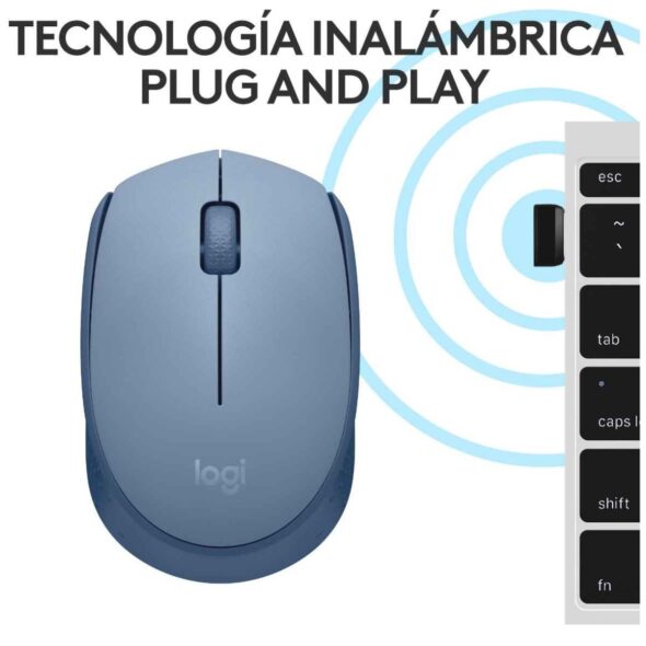 Mouse inalámbrico wireless gris - Logitech M170 - Image 4