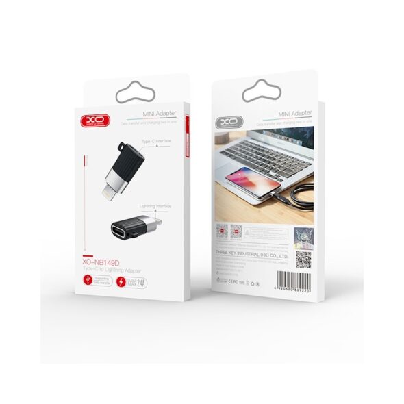 Adaptador Lightning (macho) a USB tipo C (hembra) - XO-NB149D - Image 3