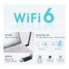 Placa de red wifi USB alta ganancia doble banda 574/1201 Mbps - Tp-link Archer TX35U Plus - Image 4