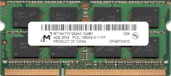 Memoria sodimm DDR3 4 GB 1333 MHZ