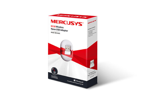 PLACA RED WIFI USB NANO 150MBPS -  MERCUSYS MW150US