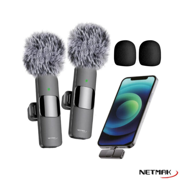 Set de micrófonos inalámbricos - NETMAK NM-MC12 - Image 2