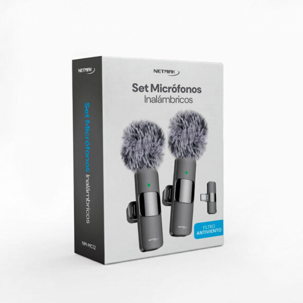 Set de micrófonos inalámbricos - NETMAK NM-MC12