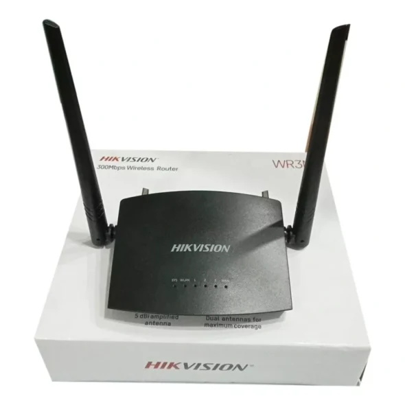 Router 4 puertos 300 MBPS wifi 4 - Hikvision DS-3WR3N