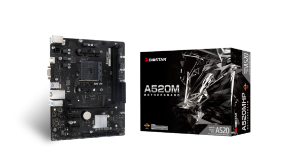 Motherboard BIOSTAR AM4 A520MHP DDR4 BOX M-ATX