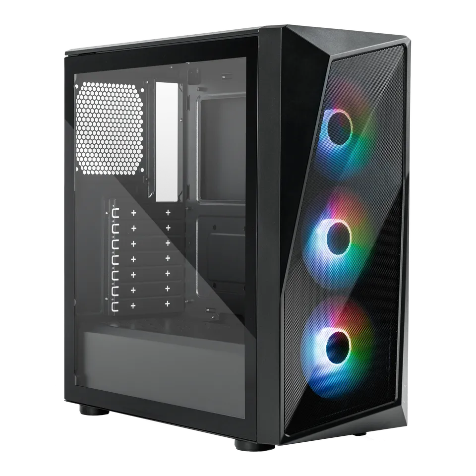 GABINETE COOLER MASTER CMP 520 MID TOWER BLACK - Image 5