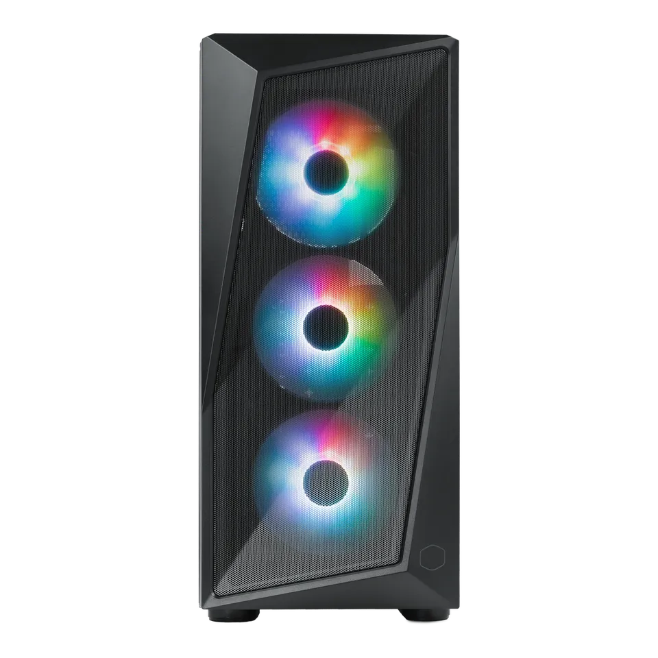 GABINETE COOLER MASTER CMP 520 MID TOWER BLACK - Image 4