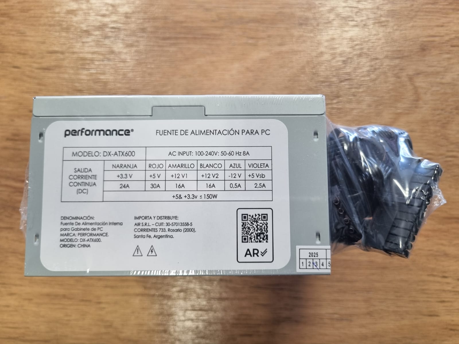 FUENTE 600W PERFORMANCE ATX600 OEM