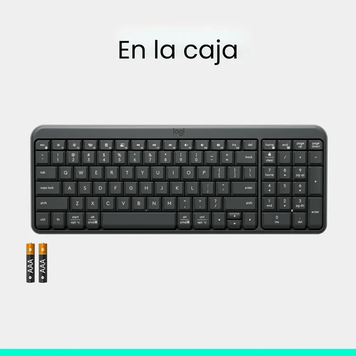 TECLADO BLUETOOTH NEGRO - LOGITECH K250 - Image 2