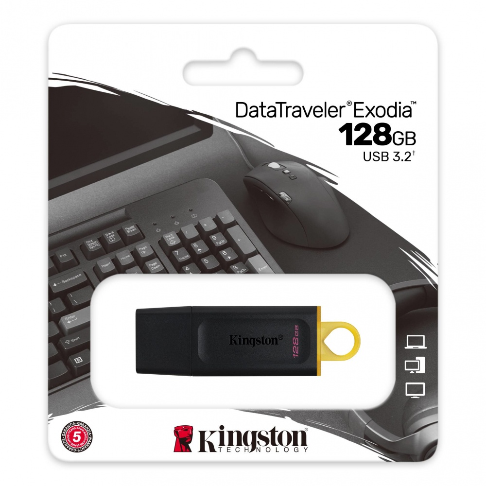 Pen drive 128 GB - Kingston DataTraveler Exodia 3.1 DTX