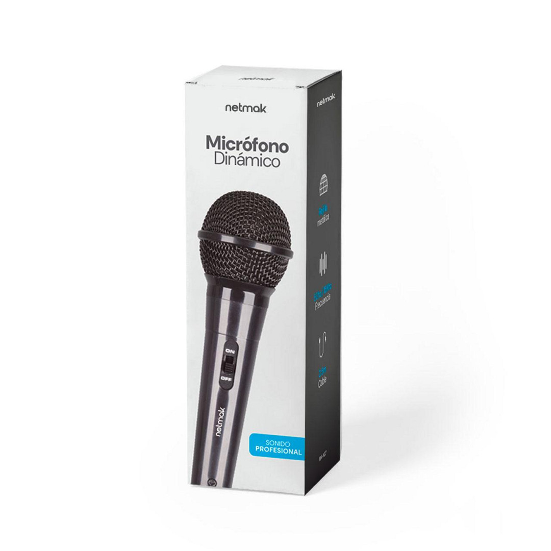 Micrófono karaoke de 2.5 metros - Netmak NM-MC7